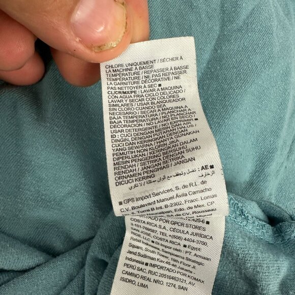 Old Navy Soft Washed Graphic Tee No Prob Llama Print Mens XXL Blue - Picture 6 of 6